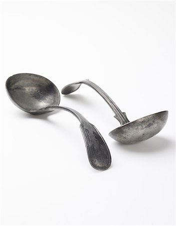 Two antique ladles Stock Photo - Premium Royalty-Free, Code: 659-06185021