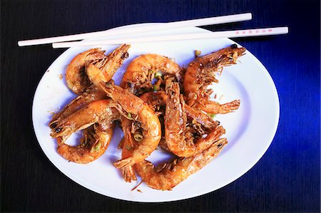 simsearch:659-06373117,k - Garlic prawns (China) Foto de stock - Sin royalties Premium, Código: 659-06185301