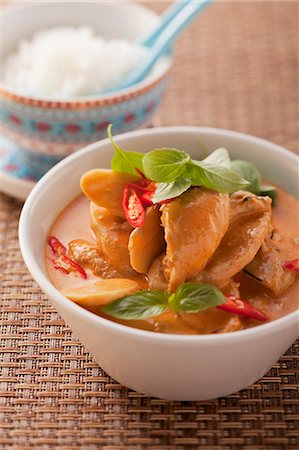 Chicken curry with rice (Thailand) Stock Photo - Premium Royalty-Free, Code: 659-06186346