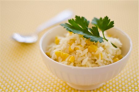 Rice with pineapple and sweetcorn (Caribbean) Stock Photo - Premium Royalty-Free, Code: 659-06307001