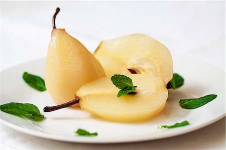 pear - Poached ginger pears Stock Photo - Premium Royalty-Free, Code: 659-06494554