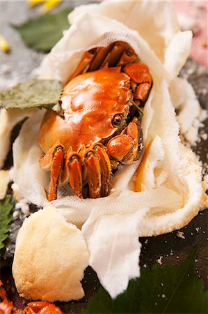 simsearch:659-06901043,k - Grilled basil crab Stock Photo - Premium Royalty-Free, Code: 659-06901044