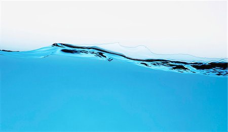 A blue wave of water Stock Photo - Premium Royalty-Free, Code: 659-06901651