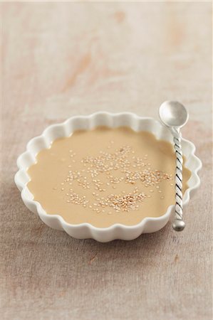 Tahini (Sesame paste) Stock Photo - Premium Royalty-Free, Code: 659-06902454