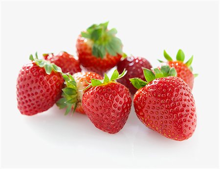 strawberries - Several strawberries Stock Photo - Premium Royalty-Free, Code: 659-06903549