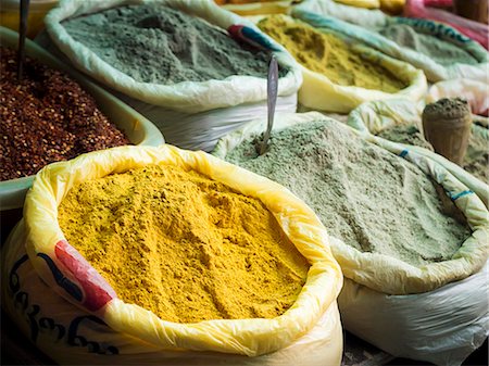 sack - Georgian spices sold on a local market. Stock Photo - Premium Royalty-Free, Code: 659-07598085