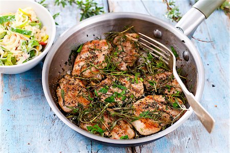 simsearch:659-07739811,k - Grilled pork medallions with herbs Stock Photo - Premium Royalty-Free, Code: 659-08940909
