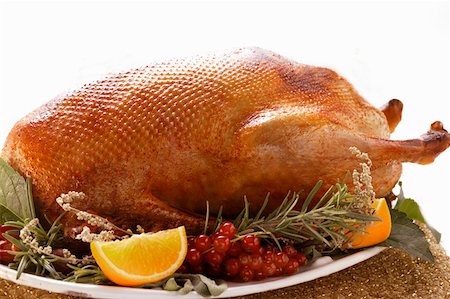 simsearch:659-01857024,k - Roast goose for Christmas Stock Photo - Premium Royalty-Free, Code: 659-01844060