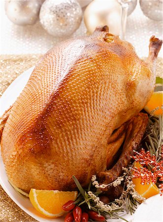 simsearch:659-01857024,k - Roast goose for Christmas Stock Photo - Premium Royalty-Free, Code: 659-01844063