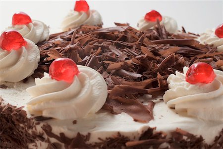 simsearch:659-01848790,k - Black Forest gateau (close-up) Stock Photo - Premium Royalty-Free, Code: 659-01846274