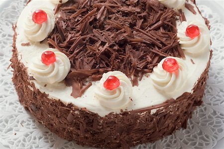 simsearch:659-01848790,k - Black Forest gateau (close-up) Stock Photo - Premium Royalty-Free, Code: 659-01846270