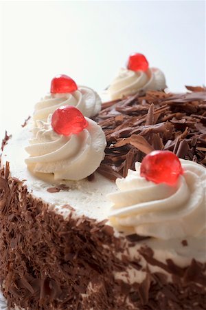 simsearch:659-01848790,k - Black Forest gateau (close-up) Stock Photo - Premium Royalty-Free, Code: 659-01846273