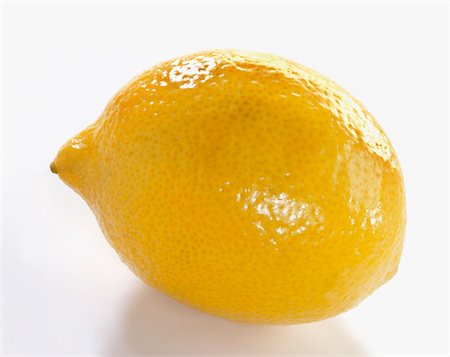 single lemon - A lemon Stock Photo - Premium Royalty-Free, Code: 659-01849386