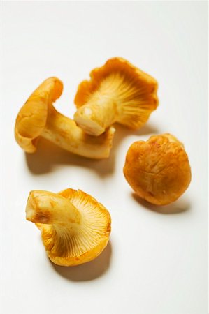 simsearch:659-02212217,k - Four chanterelles Stock Photo - Premium Royalty-Free, Code: 659-01856977