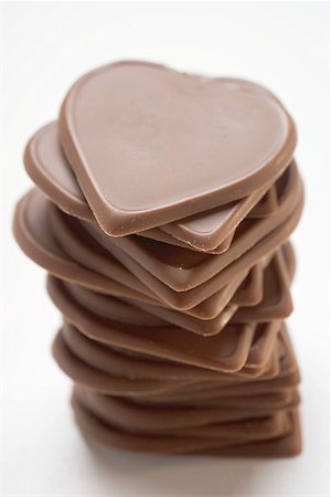 simsearch:659-06151276,k - Chocolate hearts, in a pile Stock Photo - Premium Royalty-Free, Code: 659-01864465