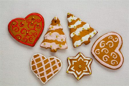 simsearch:659-08418689,k - Assorted Lebkuchen for Christmas Stock Photo - Premium Royalty-Free, Code: 659-01866035