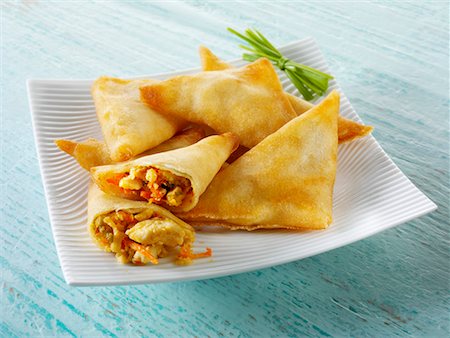 snack - Spring rolls (Asia) Stock Photo - Premium Royalty-Free, Code: 659-01866098