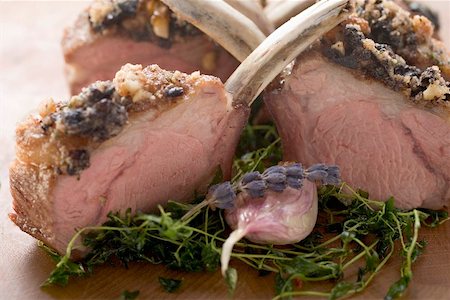 simsearch:659-06186142,k - Rack of lamb with herb crust Stock Photo - Premium Royalty-Free, Code: 659-01867018