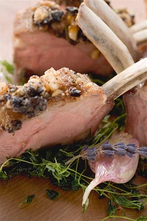 simsearch:659-06186142,k - Rack of lamb with herb crust Stock Photo - Premium Royalty-Free, Code: 659-01867019