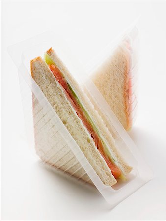 packed - Packs of sandwiches to take away Foto de stock - Sin royalties Premium, Código: 659-01863782