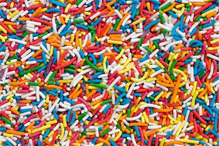 sprinkles - Hundreds and thousands (full-frame) Stock Photo - Premium Royalty-Free, Code: 659-03529936