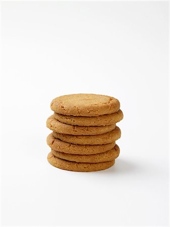 Biscuits, stacked Foto de stock - Sin royalties Premium, Código: 659-03534105