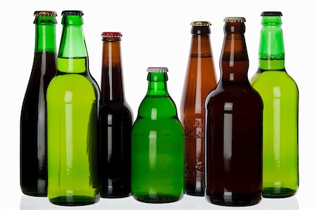 Various types of beer in bottles Stock Photo - Premium Royalty-Free, Code: 659-03535698