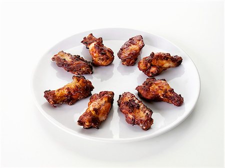 Barbecue chicken wings Stock Photo - Premium Royalty-Free, Code: 659-03536157