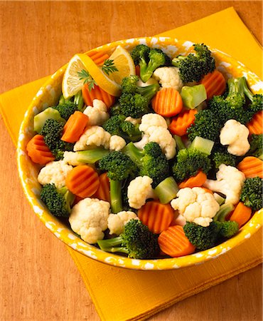 Bowl of Mixed Vegetables Stock Photo - Premium Royalty-Free, Code: 659-03531757