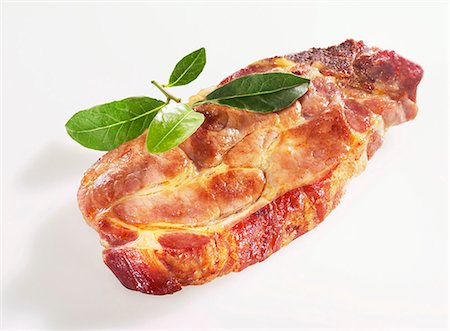 pork chop - Fried Kassler chop (smoked, salted pork) Stock Photo - Premium Royalty-Free, Code: 659-03532219