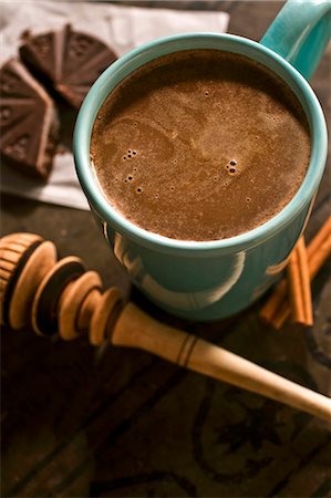 Mug of Mexican Hot Chocolate Stock Photo - Premium Royalty-Free, Code: 659-03532810