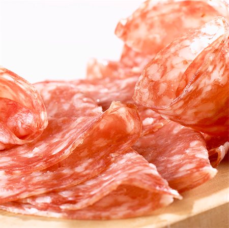 Sliced salami Stock Photo - Premium Royalty-Free, Code: 659-03533025