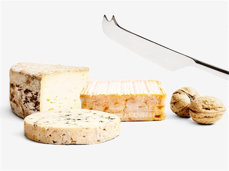 selection - Selection of cheeses Stock Photo - Premium Royalty-Free, Code: 652-05808224