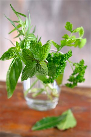 parsley - Assorted fresh herbs Stock Photo - Premium Royalty-Free, Code: 652-05808310