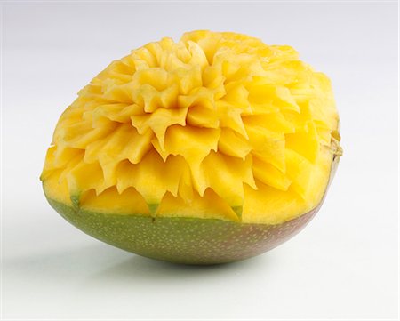 Sculpted mango Stock Photo - Premium Royalty-Free, Code: 652-03802084