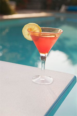 simsearch:673-02138072,k - A cocktail on a diving board. Stock Photo - Premium Royalty-Free, Code: 673-02138235