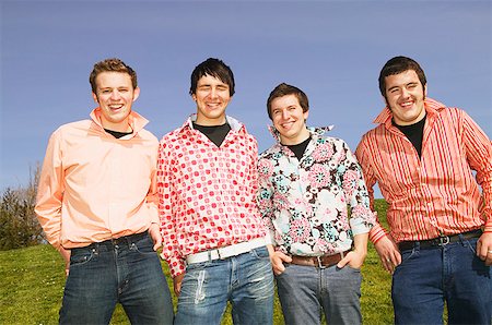simsearch:673-02139140,k - Four young stylin' men Stock Photo - Premium Royalty-Free, Code: 673-02138659