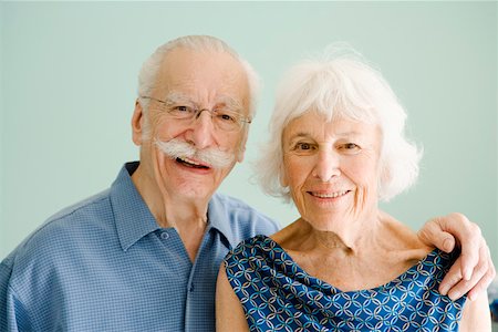 simsearch:673-02140194,k - Portrait of affectionate senior couple Stock Photo - Premium Royalty-Free, Code: 673-02139842