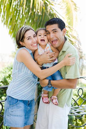 simsearch:673-02138237,k - Playful parents with little girl Stock Photo - Premium Royalty-Free, Code: 673-02139942