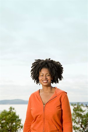 simsearch:673-02143767,k - African woman with dreadlocks Stock Photo - Premium Royalty-Free, Code: 673-02143378