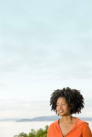 simsearch:673-02143767,k - African woman with dreadlocks Stock Photo - Premium Royalty-Free, Code: 673-02143379