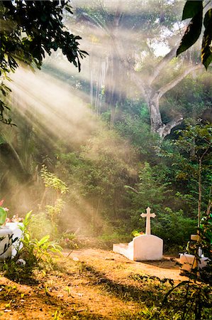 cemetery in mexico Stock Photo - Premium Royalty-Free, Code: 673-03826270