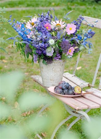 Bunch of summer flowers Foto de stock - Sin royalties Premium, Código: 689-05610252