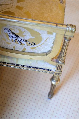 embellished - Detail of an antique chair Stock Photo - Premium Royalty-Free, Code: 689-05610573