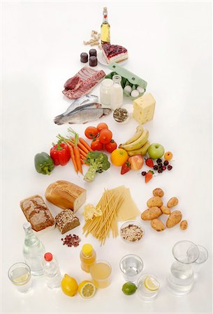 Food pyramid Stock Photo - Premium Royalty-Free, Code: 689-03131471