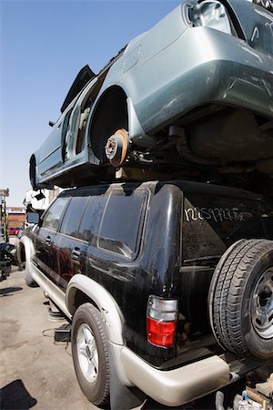rusty - Cars in junkyard Stock Photo - Premium Royalty-Free, Code: 694-03328729