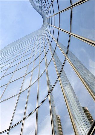 Skyscraper, low angle, abstract view Stock Photo - Premium Royalty-Free, Code: 695-05764004