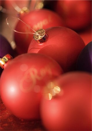 simsearch:633-02418107,k - Christmas ornaments Stock Photo - Premium Royalty-Free, Code: 695-05763023