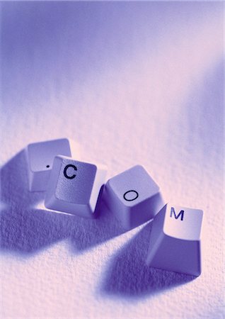 simsearch:695-05771662,k - Computer keys spelling out .com Stock Photo - Premium Royalty-Free, Code: 695-05774944