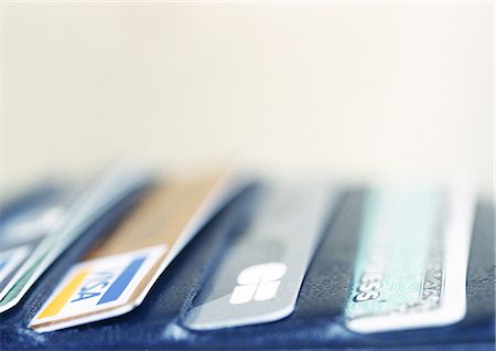 Credit cards in wallet, close-up Stock Photo - Premium Royalty-Free, Code: 695-05776760